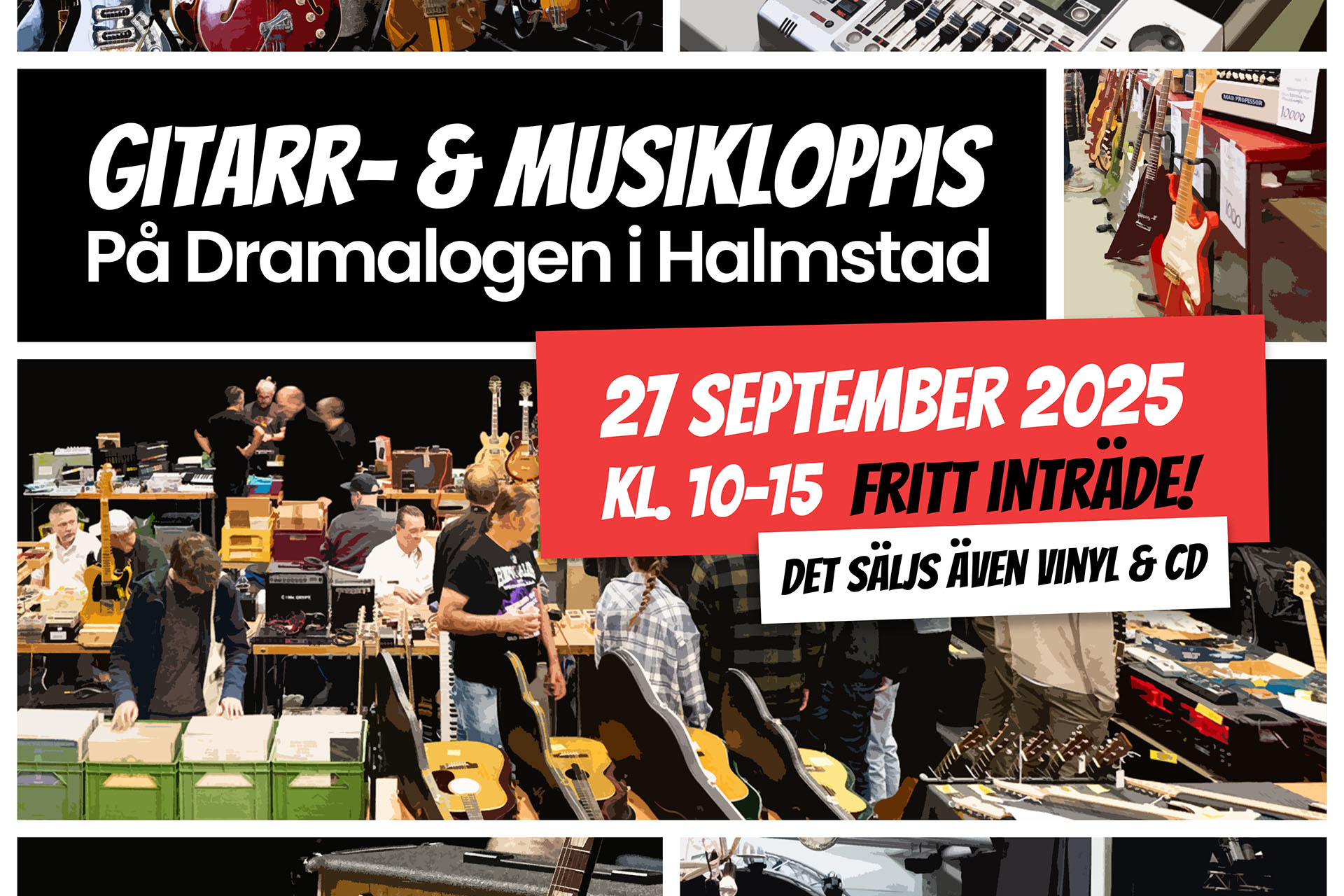 Gitarr- & Musikloppis 2025