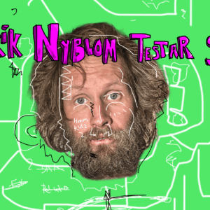 Henrik Nyblom testar skämt