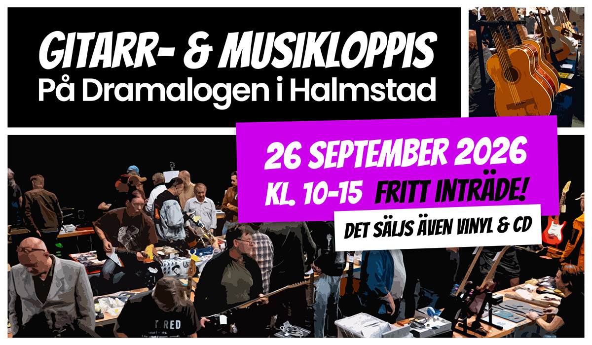 Gitarr- & Musikloppis 2026