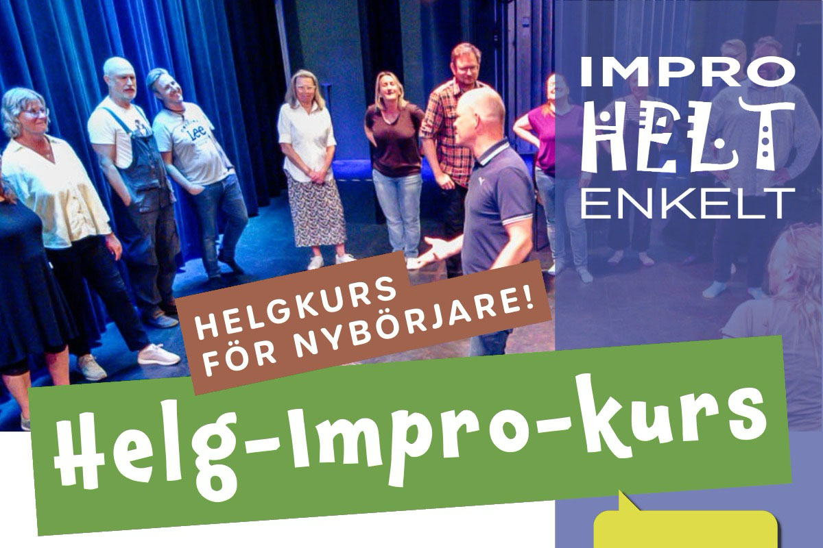 Impro Helgkurs Nybörjare - Del 1