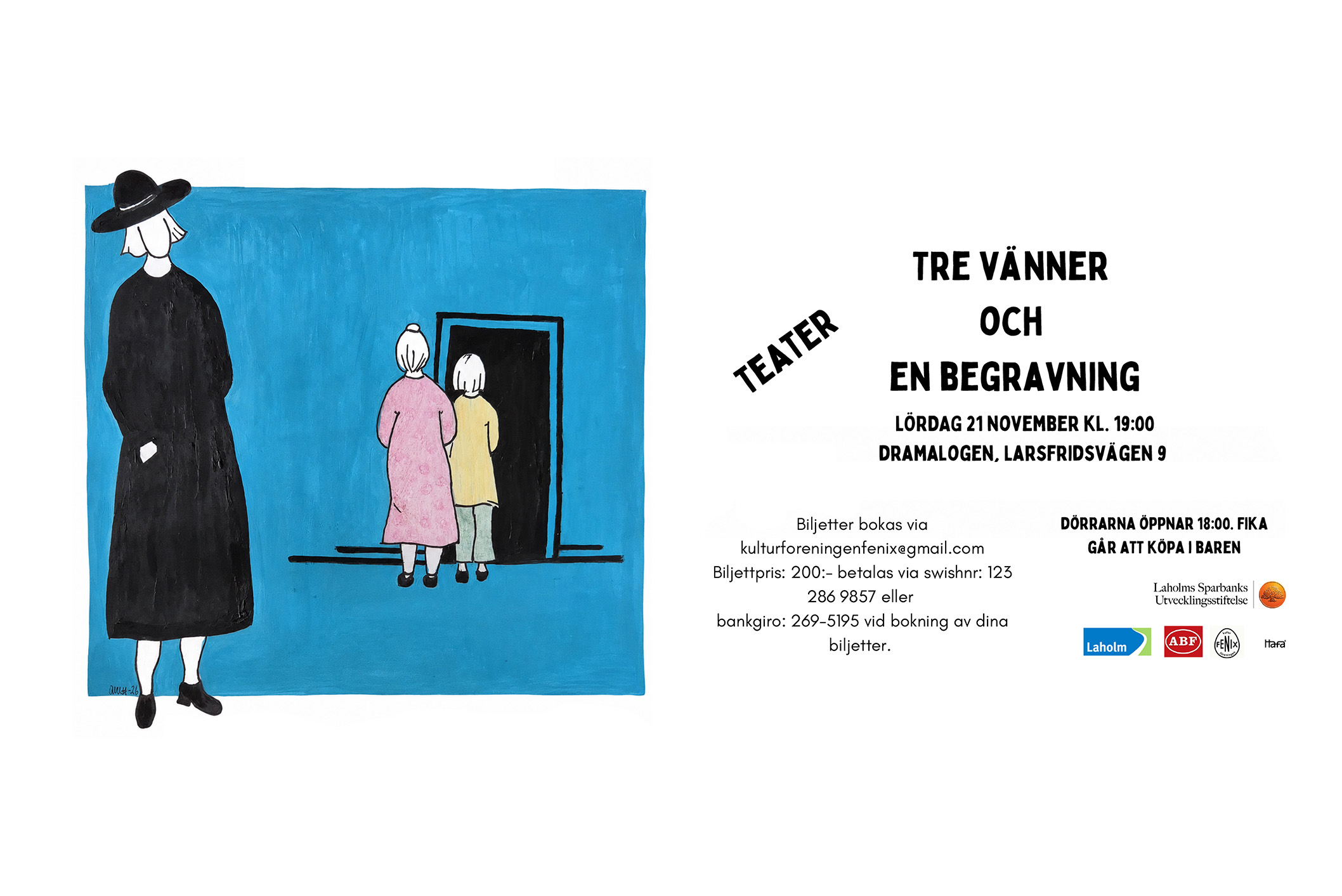 Tre vänner och en begravning
